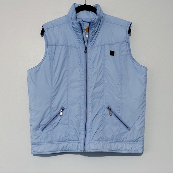 Carhartt Jackets & Blazers - Carhartt Lightweight Puffer Vest in Powder Blue Size Large
